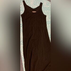 Loft black tank top maxi dress.